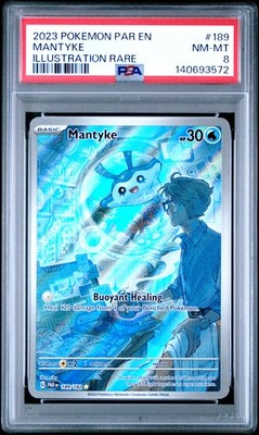 2023 POKEMON PAR EN-PARADOX RIFT ILLUSTRATION RARE #189 MANTYKE