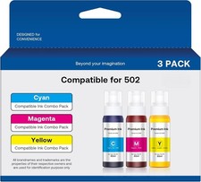 502 color Refill Ink Bottle Replacement for Epson 502 Ink Refill Bottles