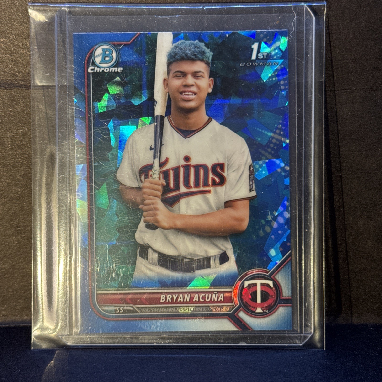 2022 Bowman Chrome Sapphire Edition - Prospects Bryan Acuna #BCP-151 (RC)