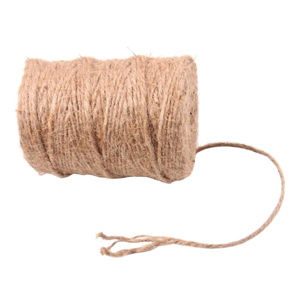 2 Rolls Twine Decoration Garden Jute Rope Cord Twisted Thick String | eBay