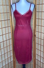 The Vintage Shop Dress Red Crochet Bodycon Party Size Large Dress