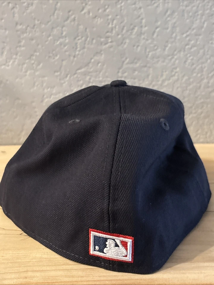  Cleveland Guardians Baseball Hat New Era MLB Cooperstown 59Fifty Cap 8 1/8  - Image 2 of 4