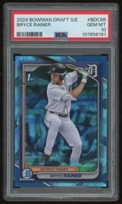 BRYCE RAINER 2024 BOWMAN DRAFT CHROME SAPPHIRE #BDC-86 PSA 10