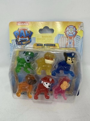 Paw Patrol Mini Figure 6 Pack Rubble Chase (New/Free Shipping)