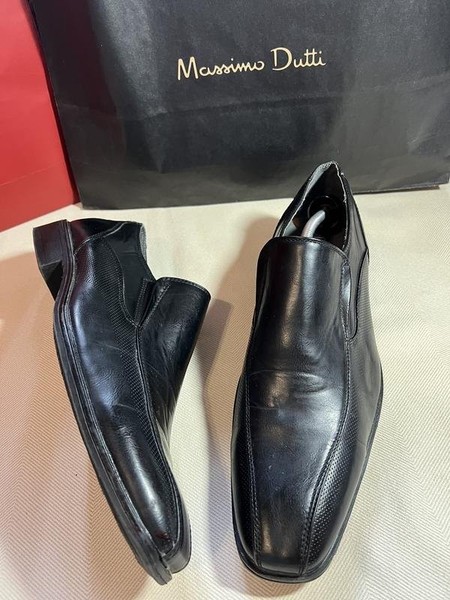 Men Heels Black 44 #3QDR