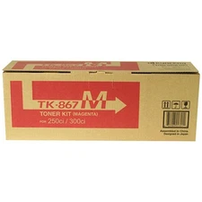 Genuine Kyocera Magenta Toner Cartridge, 12000 Yield (TK-867M)