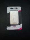 1 oz 999 Silver Bar - Nadir Metal Rafineri - Sealed in Assay Card Serial Numbers