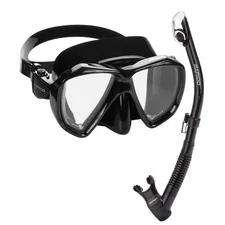 Rapido Otimo Two Lens Mask and Snorkel Combo