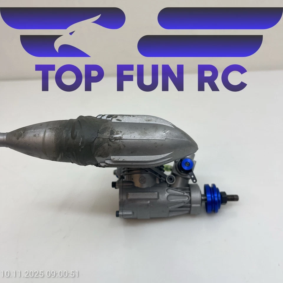 EVOLUTION ENGINES .46NX GLOW 2-STROKE AIRPLANE ENGINE W/ MUFFLER  - Image 2 of 4