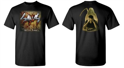 SADUS cd cvr OUT FOR BLOOD Official SHIRT MED New illusions swallowed in black