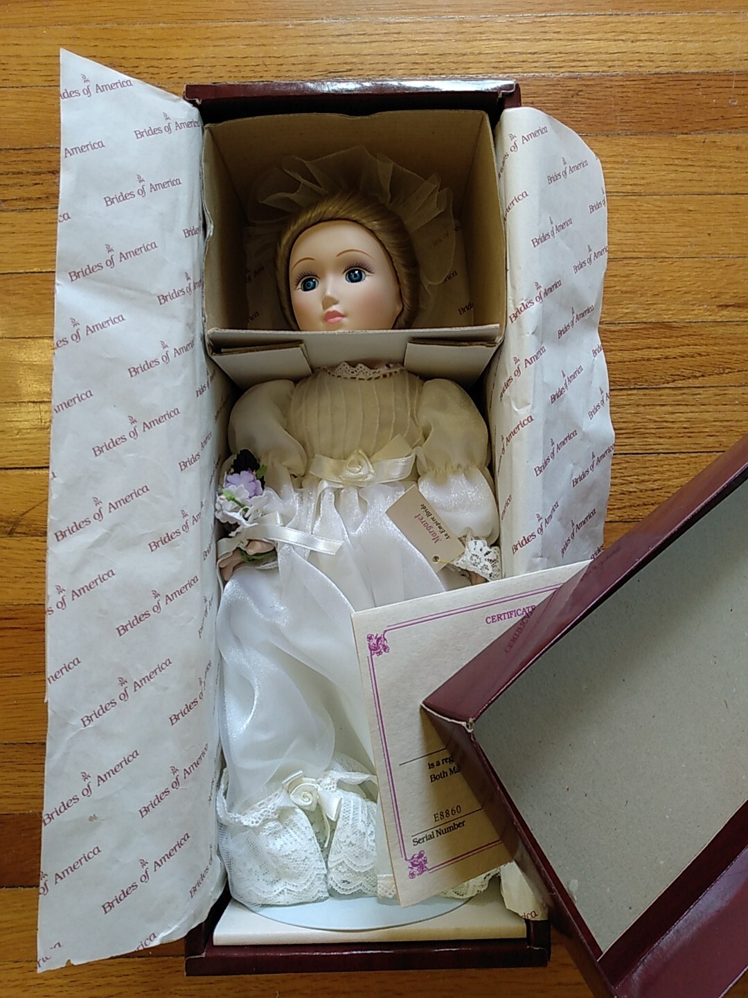Danbury Mint Doll Brides of America, Margaret