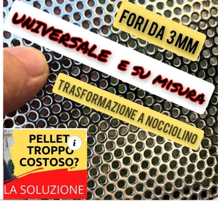 Lamiera Forata in Acciaio Inox 304 da 0,5mm 1mm 2mm 3mm 5mm per Rete di Screenin