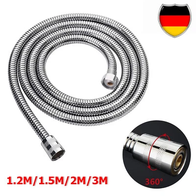 MARKENLOS Brauseschlauch Duschschlauch Edelstahl Metall Brause Schlauch Dusche 1.5M 2M 3M