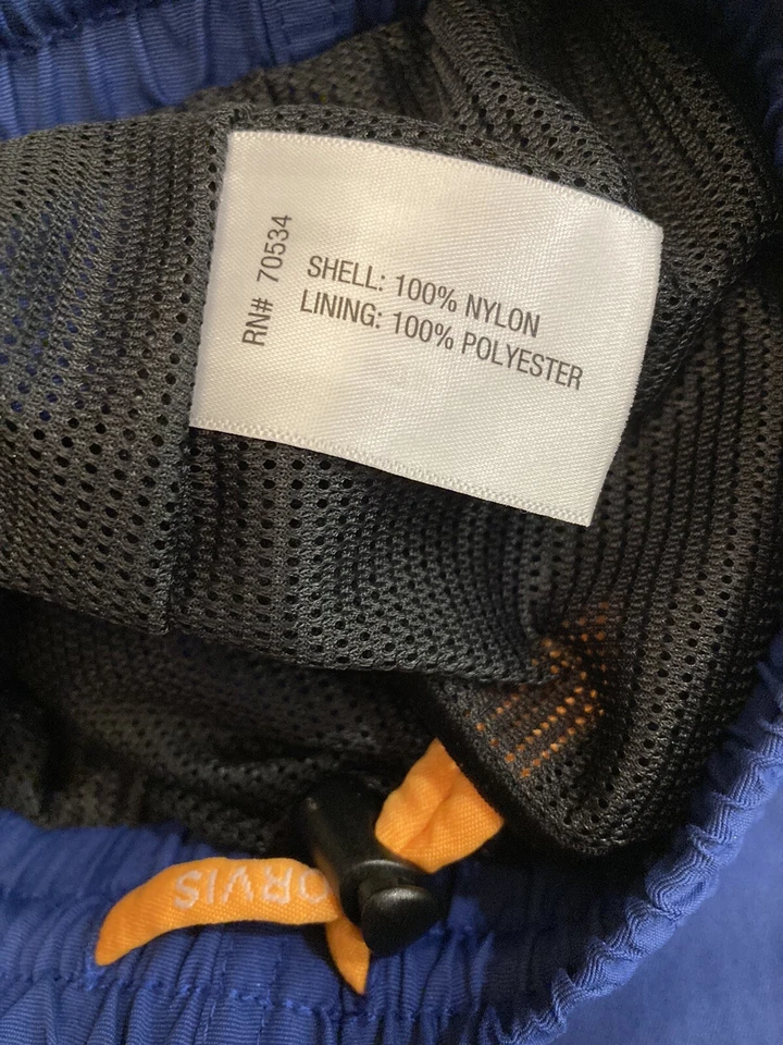 Pantalones Cortos de Natación Orvis Ultraligeros Azul Negro Malla Calzoncillo 7” Para Hombres Talla XL Foto 4 de 4