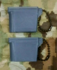 USGI  Ear Plug Case  Military Surplus  2 Each