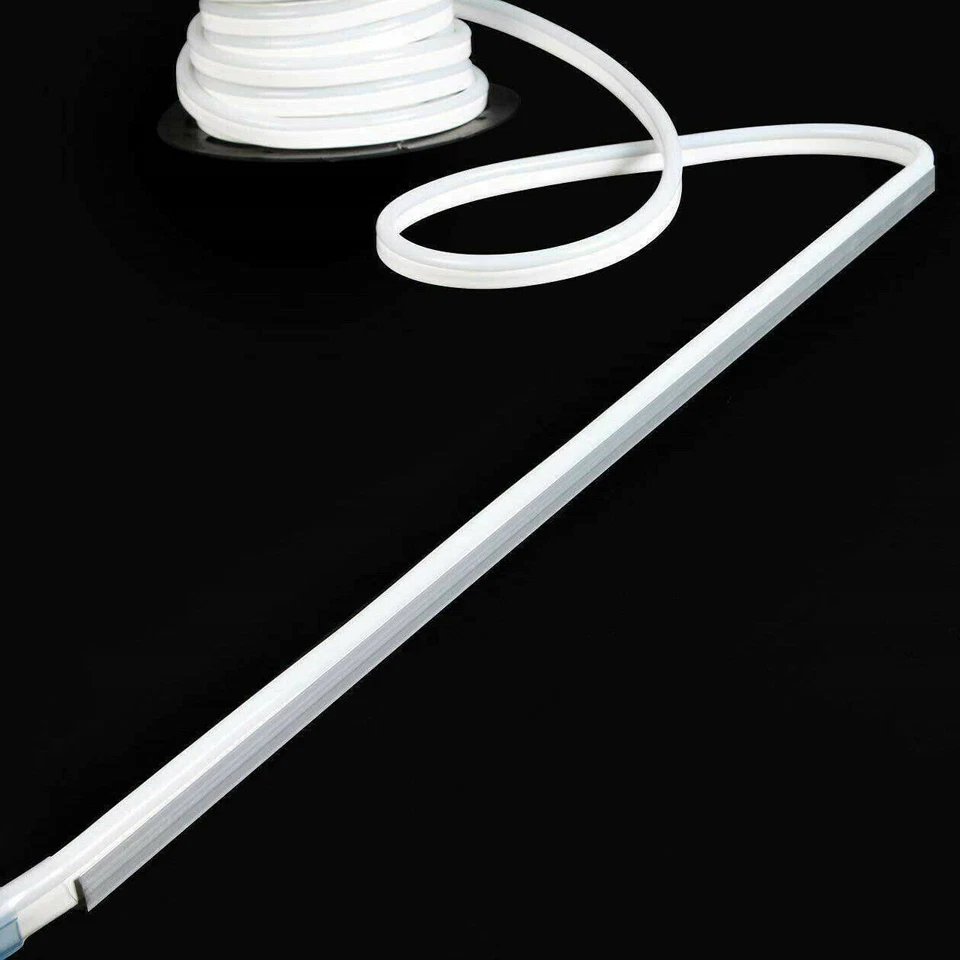 5pc 3.3' Aluminum Holder Channel Track for 8mmx17mm LED Neon Rope Light Mounting - Image 3 of 4