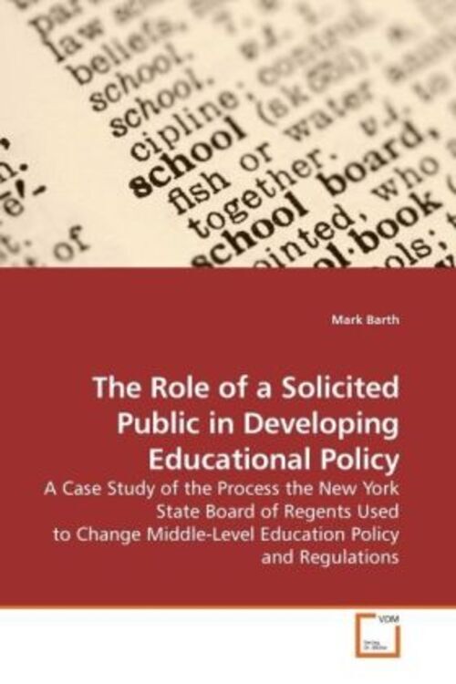 Thumbnail - Mark Barth | The Role Of A Solicited Public In Developing Educational