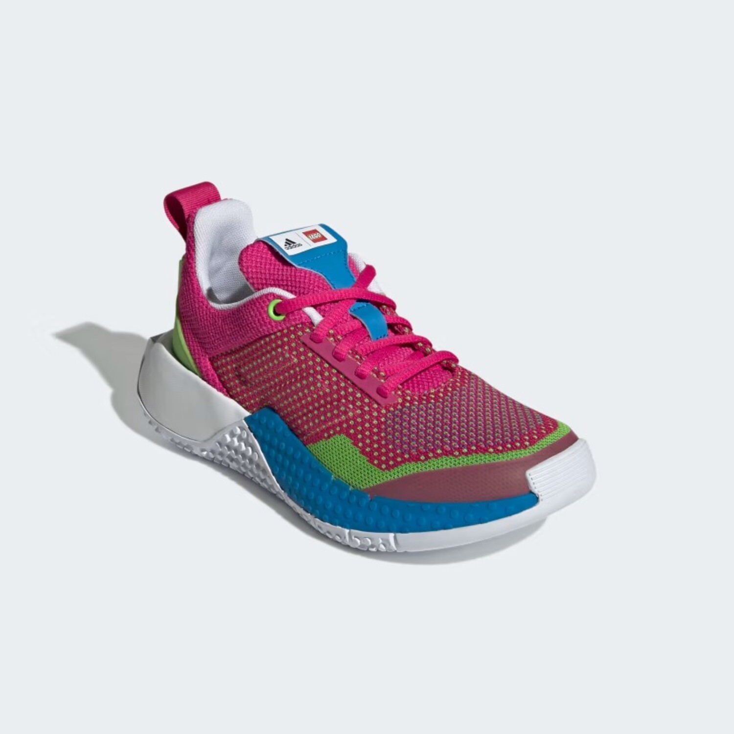 Обувь Adidas X LEGO Big Kids Sport Pro, настоящий пурпурный/полусолнечный зеленый