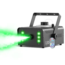 1500W Smoke Fog Machine 3in1 RGB LED Light Stage DJ Fogger w/ Wireless Remote
