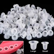 Disposable Tattoo Ink Cup Small Large Size Silicone Permanent Tattoo Makeup