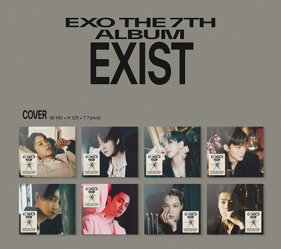 EXO [EXIST] 7th Album DIGIPACK Ver/CD+Photo Book+Card+Fold Poster+