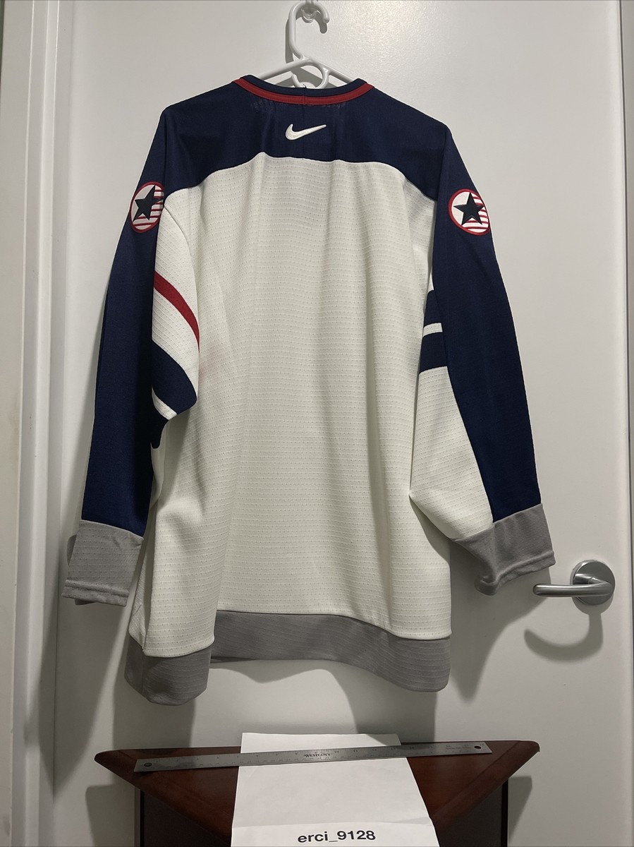 1998 Vintage Team USA Hockey Jersey White Nagano Olympics 1998 Vintage Team USA Hockey Jersey White Nagano Olympics