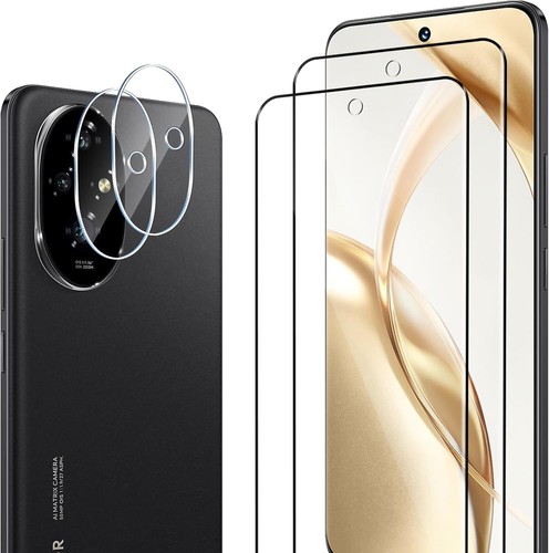 ELYCO Compatibile con Honor 200 5G Vetro Temperato, 2 Pezzi 3D Pellicola Protett - Foto 2 di 8