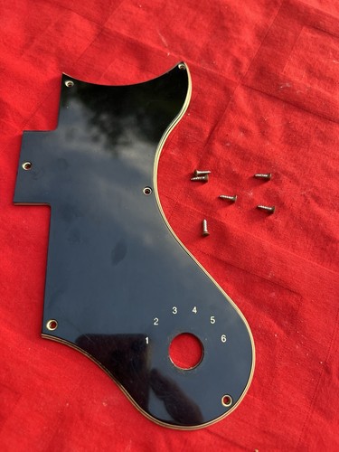 Vintage 1970s 5-Ply Gibson L6-S Pickguard L6S 1974 ORIGINAL!Clean With Screws!