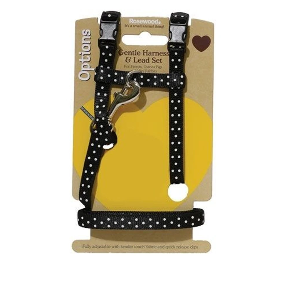 Набор мягких ремней безопасности и поводков для мелких животных палисандр кролик хорьок морская свинка  - Изображение 3 из 4