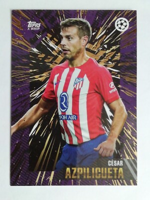2023-24 Topps Gold UEFA Club Competitions Atletico Madrid Cesar Azpilicueta