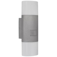 Led AußEnleuchte Wandleuchte Bewegungsmelder Alu Silber IP44 11W 755Lm Steinel