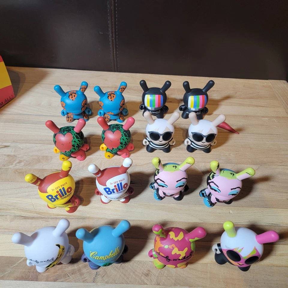 Kidrobot Andy Warhol Series 1 Lot Of 16 Exclusive 3" Figures RARE Set - Image 4 of 4