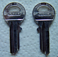 original ABUS Schlüssel Rohling 85/25 für Kleinzylinder-Vorhang-Schloss