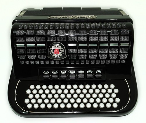 Royal Standard Button Accordion 96 Bass Lightweight made in Germany C Griff 2547 - Picture 8 of 15