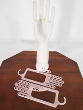Vintage 1950s Handiform Glove Dryer Form Pink Laundry Tool for Washing / Drying