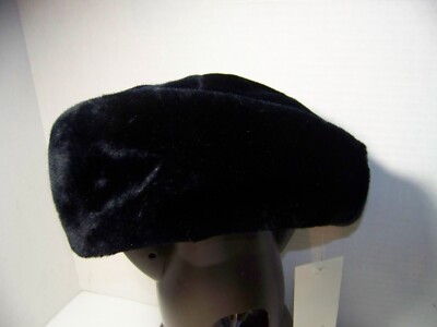 Vintage Saks Fifth Avenue Faux Fur Hat Salon Millinery  display picture 1