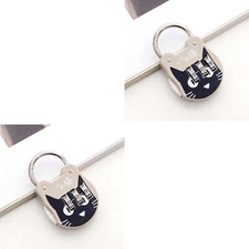 2Pcs Grey Cute Cat Combination Lock Travel Locks for Luggage Backpack Locks Z...