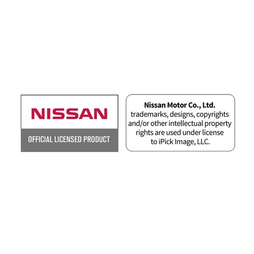 for Nissan in Red Black Metal License Plate Frame - Picture 5 of 5