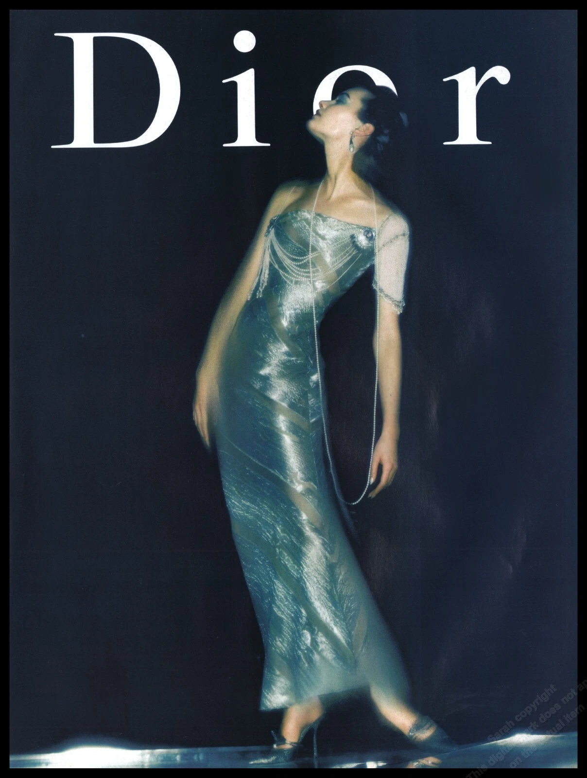 Publicité imprimée magazine Dior à talons hauts années 1990 mode femmes jambes longues chaussures   1pg