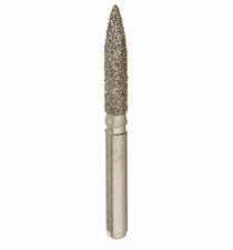 CROSSTECH Dental Diamond Short-Shank FLAME-862/016S (MB9M)-Medium  5Burs