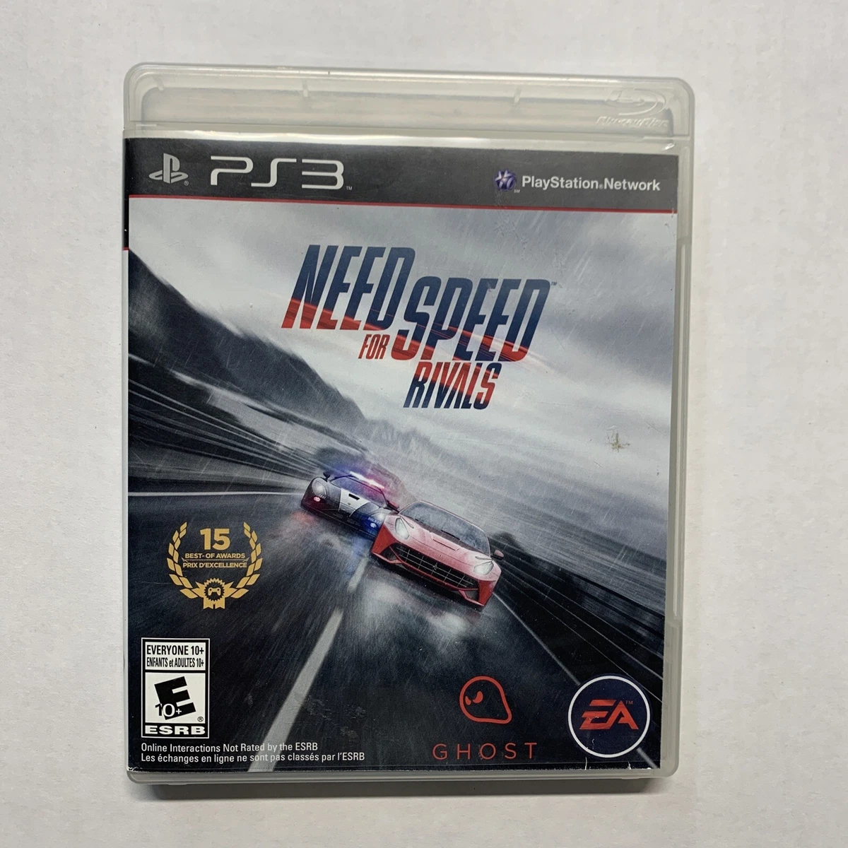 NEED FOR SPEED RIVALS PS3 GAME CIB COMPLETE USED