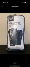 Everlast Elite Pro Style Training Gloves Hook And Loop Black 16 oz