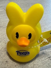 Duckalooz Yellow Peeps 2026 Bunny Rubber Duck 3"