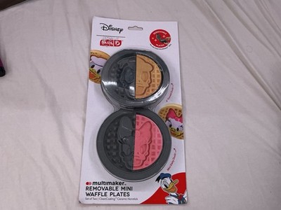 Dash MultiMaker Disney Mickey & Friends Removable Mini Waffle Plates Non-Stick