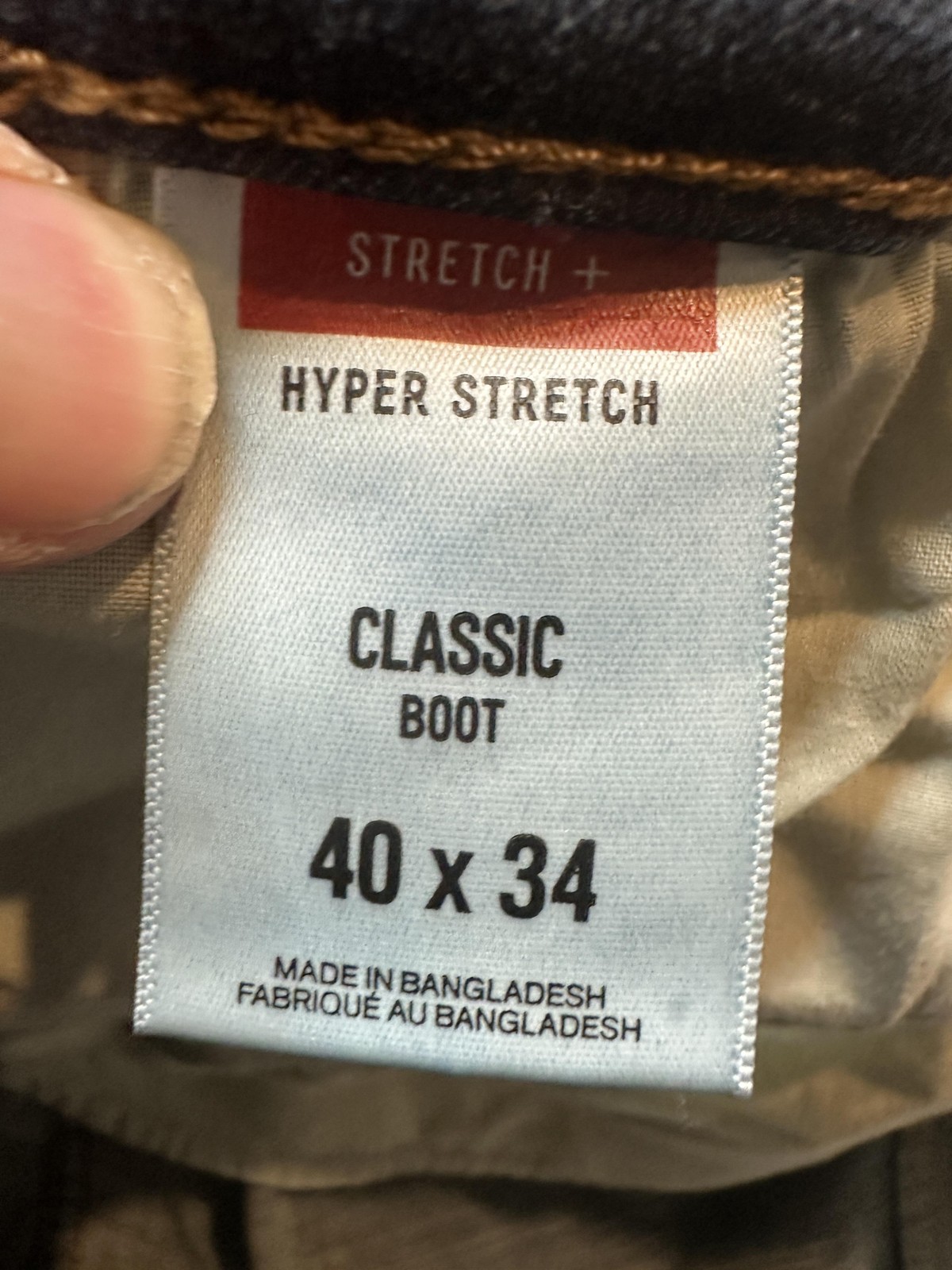 Express Hyper Stretch Classic Boot Jeans Mens 40x… - image 11