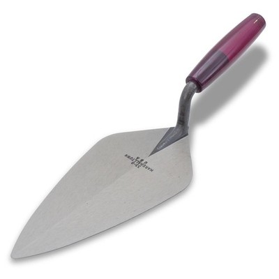 MARSHALLTOWN 33P10 London Brick Trowel, 10 x 4 5/8 Inch Masonry Tool, Wood Ha...