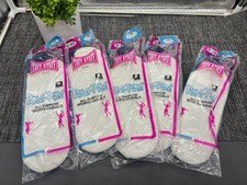 Vintage Ladies Pom Poms Ankle Socks USA 9-11 5 Packs NOS
