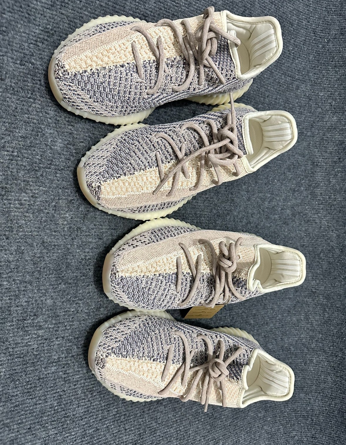 GY7658 adidas Yeezy Boost 350 V2 Ash Pearl Men's Size 7-13 thumbnail 4