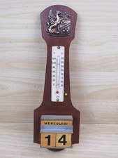 vecchio CALENDARIO PERPETUO FIAR MILANO settimanale termometro pubblicitario di