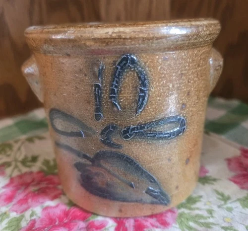 2001 Red Wing Collector's Society Miniature Crock Siouxland Redwingers